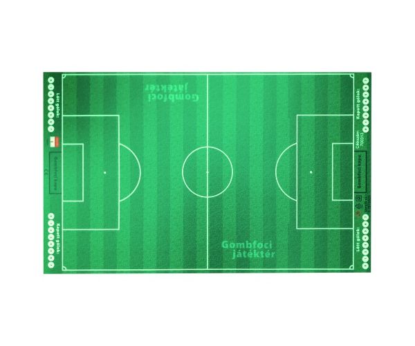 Gombfoci pálya 55x90cm-es, tárolóban ajándék csapatmatrica szettel