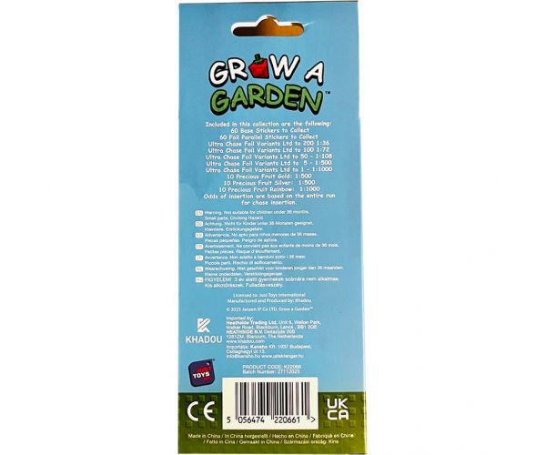 Grow A Garden Matricakártya dobozban bónusz kártyával