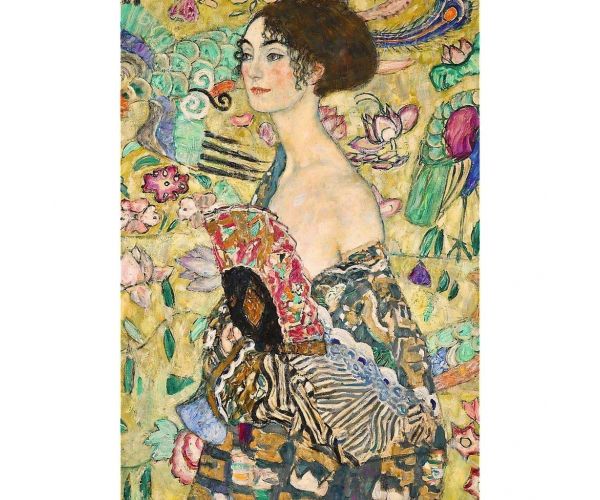 Gustav Klimt: A hölgy legyezővel 1000db-os puzzle - Trefl
