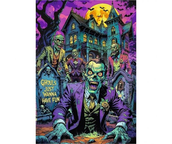Hall of Horror: Zombik 1000db-os Prémium Plus puzzle - Trefl
