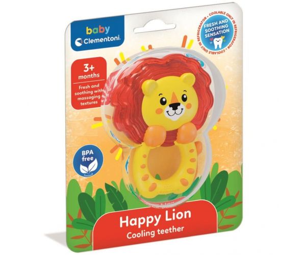 Happy Lion oroszlános hűsítő rágóka - Clementoni Baby