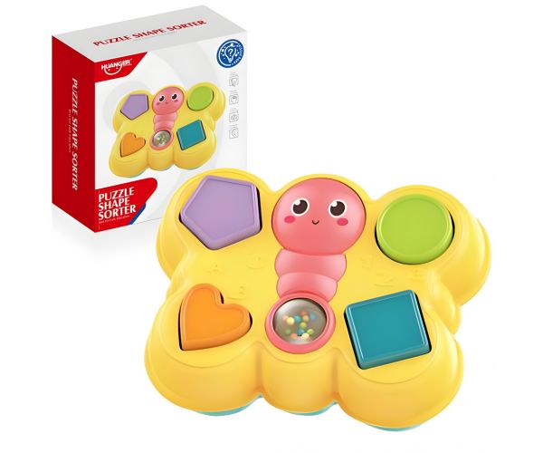 Happy World: Pillangó formaillesztő játék 19cm