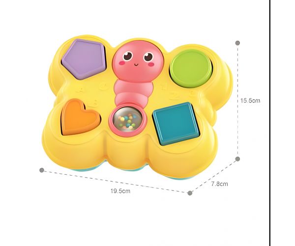 Happy World: Pillangó formaillesztő játék 19cm