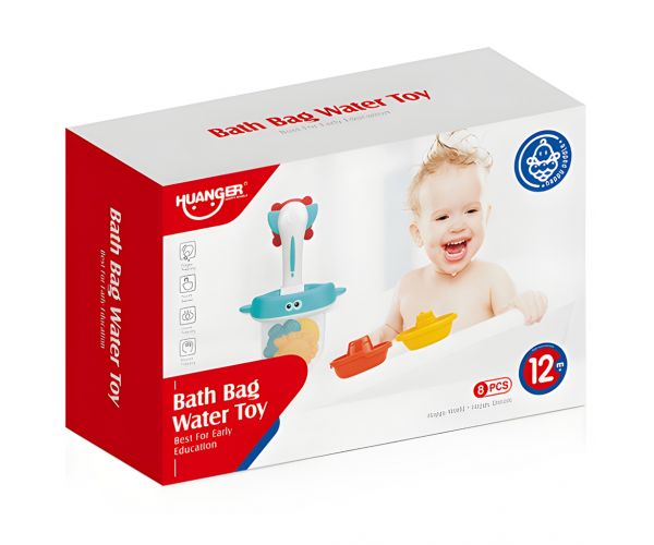 Happy World: Fürdőjáték tengeri állatokkal és hálóval