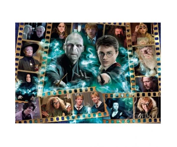Harry Potter - A varázsvilág sorsa 1000 db-os puzzle poszterrel - Clementoni