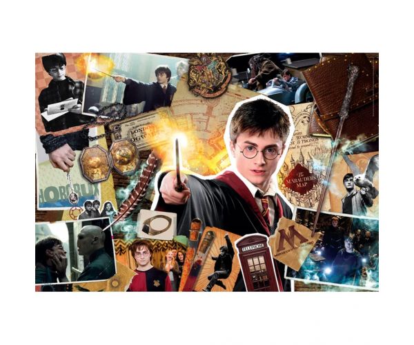 Harry Potter - A varázsvilág relikviái 1500db-os compact puzzle - Clementoni