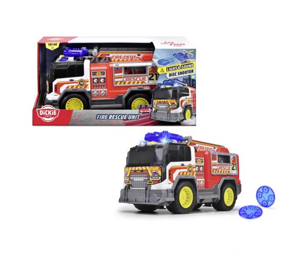 Tűzoltó autó fénnyel és hanggal 30cm - Dickie Toys