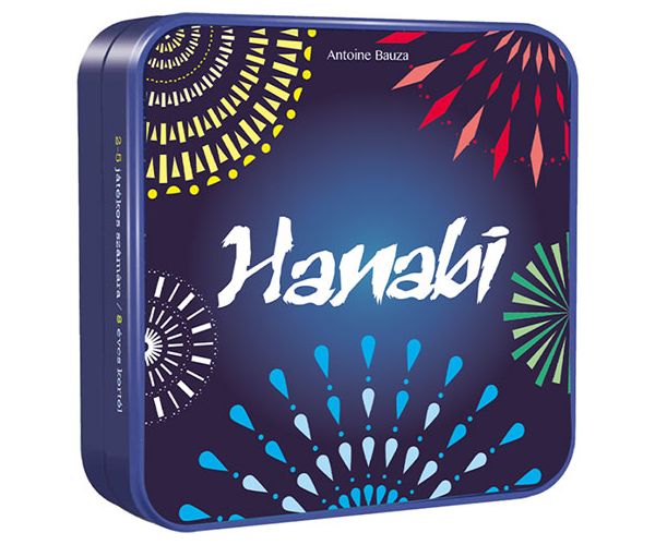 Hanabi társasjáték fémdobozos
