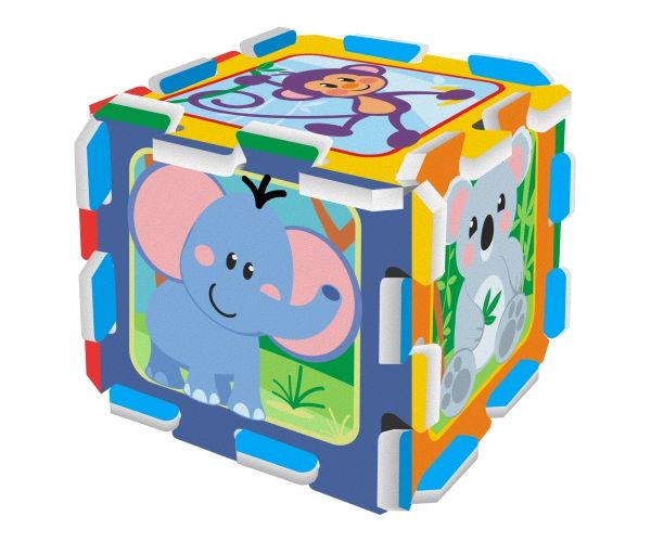 Happy Zoo - Vidám Állatkert szivacs puzzle