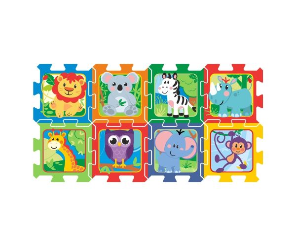 Happy Zoo - Vidám Állatkert szivacs puzzle