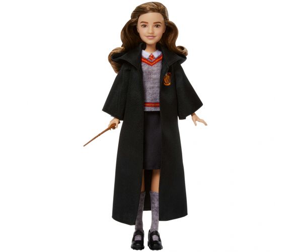 Harry Potter: Hermione Granger baba talárban varázspálcával - Mattel