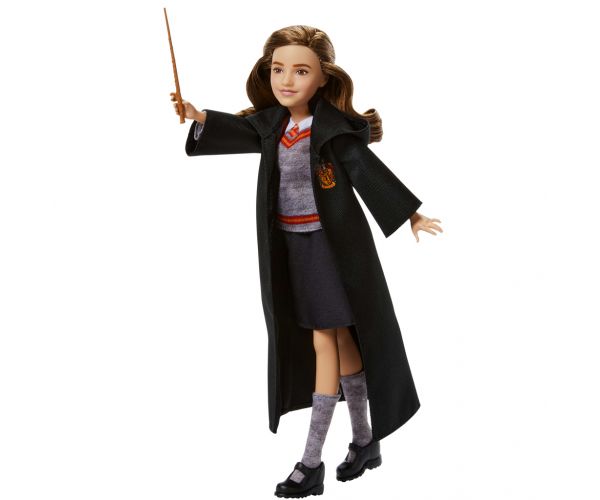 Harry Potter: Hermione Granger baba talárban varázspálcával - Mattel