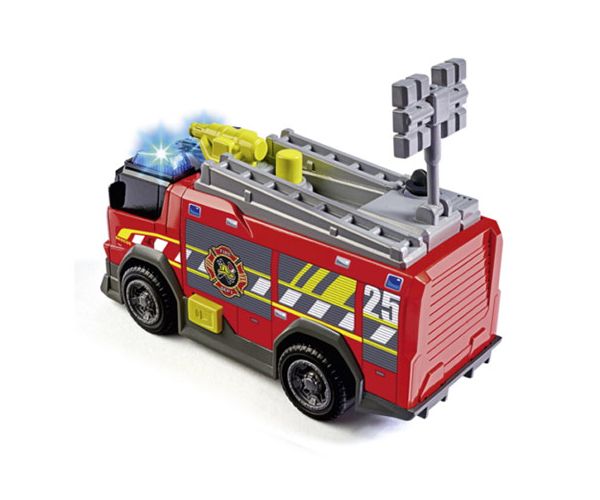 Tűzoltóautó locsolótömlővel, fénnyel és hanggal 15cm - Dickie Toys