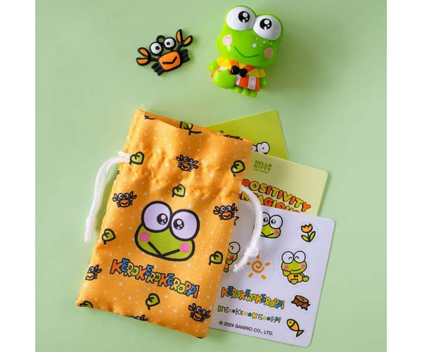 Hello Kitty: Keroppi Figura Dobozban kiegészítőkkel 6cm