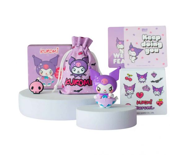 Hello Kitty: Kuromi Figura Dobozban kiegészítőkkel 6cm