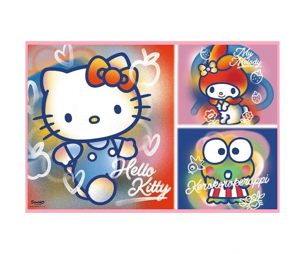 Hello Kitty és barátai 2x200-as puzzle - Trefl