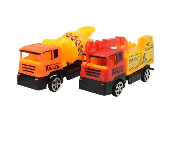 Heavy Duty: Építőipari játék szett lendkerekes autókkal és kiegészítőkkel
