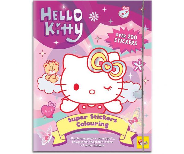 Hello Kitty Kifestő matricákkal - Lisciani