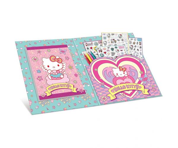Hello Kitty Kifestő matricákkal - Lisciani