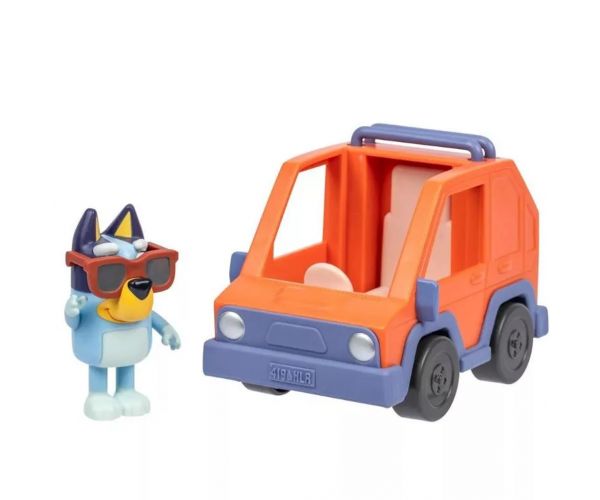 Bluey játékszett - Bluey és 4x4 -es autója