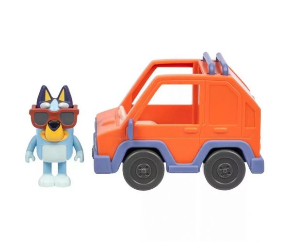 Bluey játékszett - Bluey és 4x4 -es autója