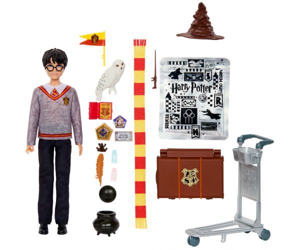 Harry Potter 9 és 3/4. vágány játékszett Harry babával – Mattel