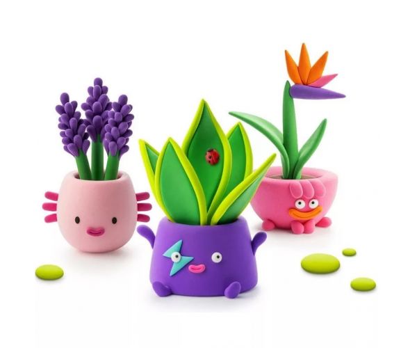 Hey Clay: Plant Folks növényfigurás gyurmaszett – 15 db-os szett