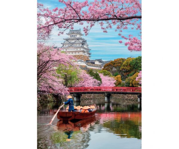 Himeji kastély tavasszal 1000db-os HQC puzzle - Clementoni