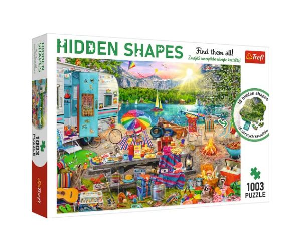 Hidden Shapes: Lakókocsis utazás 1000db-os puzzle - Trefl