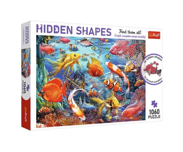 Hidden Shapes: Vízalatti világ 1000db-os puzzle - Trefl