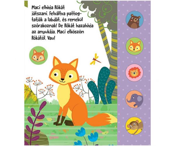 Hangos cimborák - Maci és barátai babakönyv