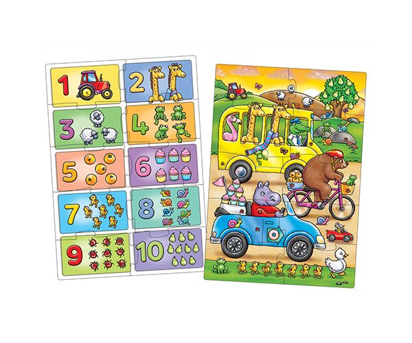 Keress és találj... Számok 2x10db-os oktató puzzle