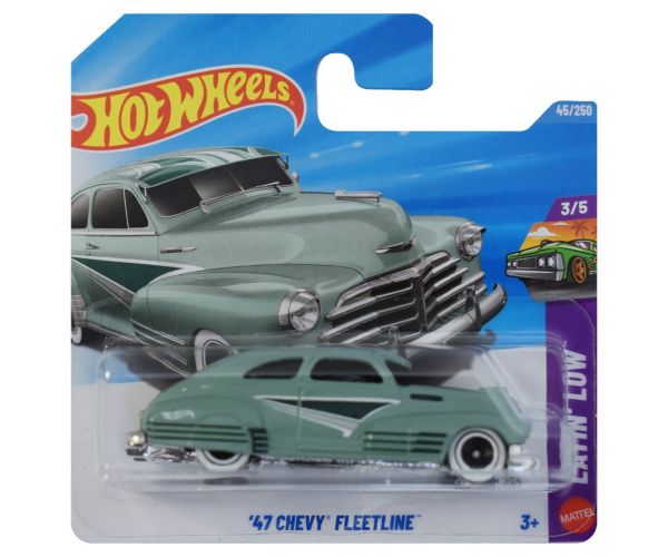 Hot Wheels: '47 Chevy Fleetline zöld kisautó 1/64 - Mattel