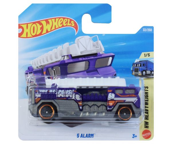 Hot Wheels: 5 Alarm lila kisautó 1/64 - Mattel