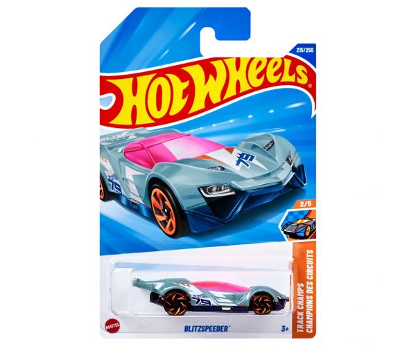 Hot Wheels: Blitzspeeder kék-zöld kisautó 1/64 - Mattel