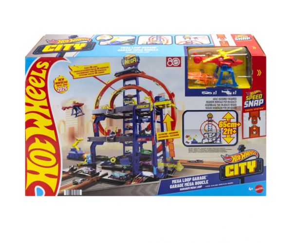 Hot Wheels City: Mega Garázs - Mattel