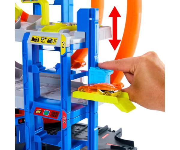 Hot Wheels City: Mega Garázs - Mattel