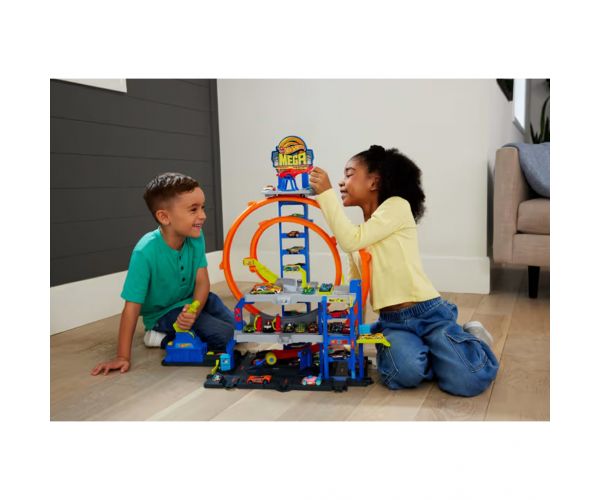Hot Wheels City: Mega Garázs - Mattel