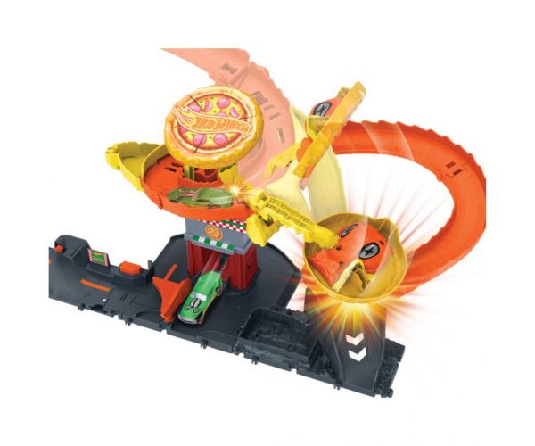 Hot Wheels City: Kobratámadás a pizzériában pálya szett - Mattel