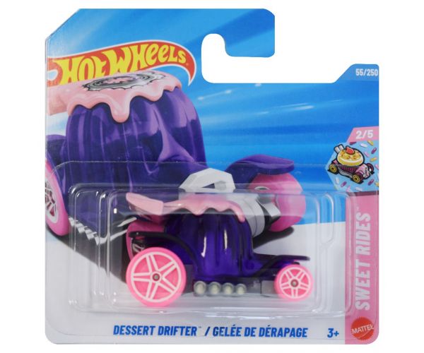 Hot Wheels: Dessert Drifter / Gelée De Dérapage lila kisautó 1/64 - Mattel