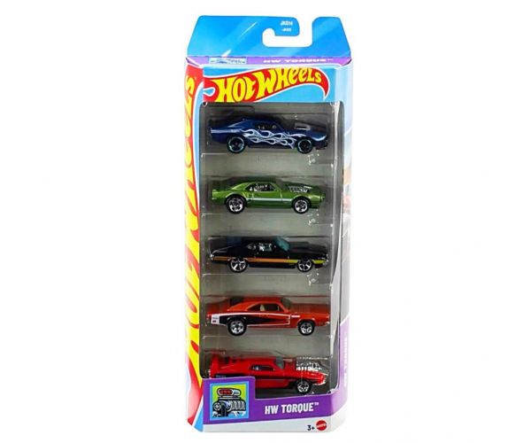 Hot Wheels HW Torque 5 db-os kisautó szett 1/64 – Mattel