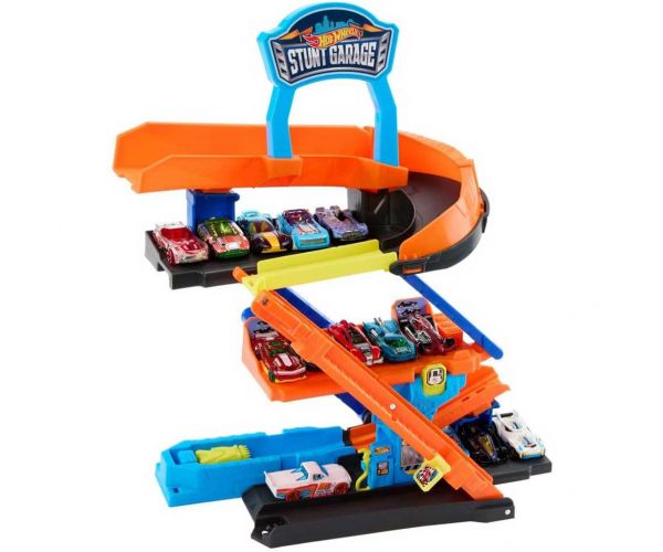 Hot Wheels: Kaszkadőr garázs játékszett - Mattel
