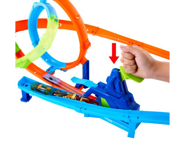 Hot Wheels: Kaszkadőr duplahurok pályaszett - Mattel