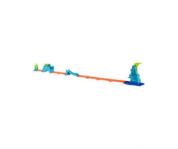 Hot Wheels: Kaszkadőr kezdőszett - Slam Jump Challenge játékszett - Mattel