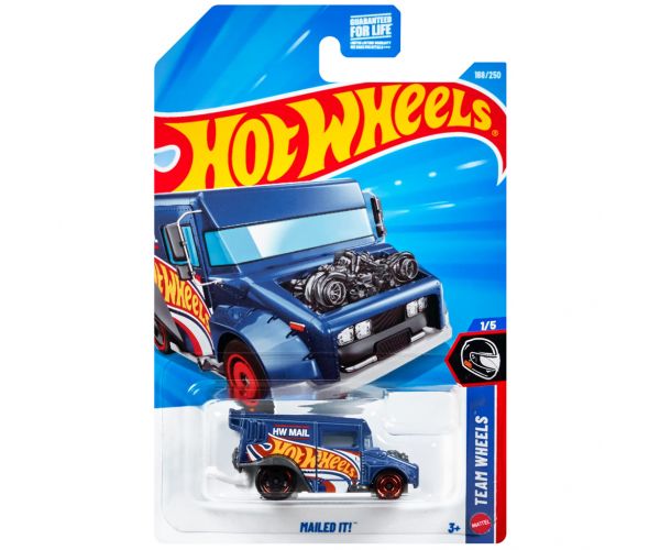 Hot Wheels: Mailed It! kék kisautó 1/64 - Mattel