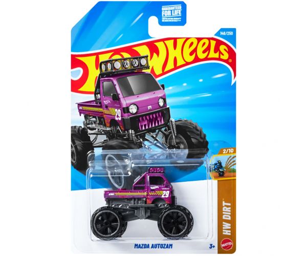 Hot Wheels: Mazda Autozam lila kisautó 1/64 – Mattel