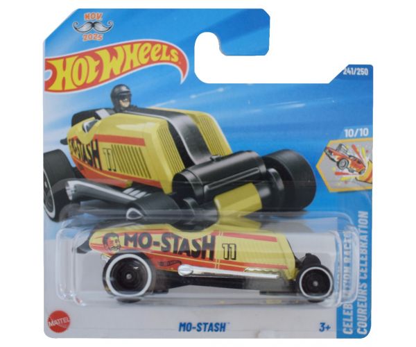 Hot Wheels: Mo-Stash sárga kisautó 1/64 - Mattel