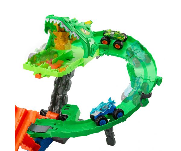 Hot Wheels Monster Trucks: Sárkányfutam pályaszett - Mattel