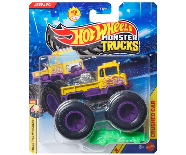 Hot Wheels Monster Trucks: Jeep FC monster kisautó 1/64 - Mattel