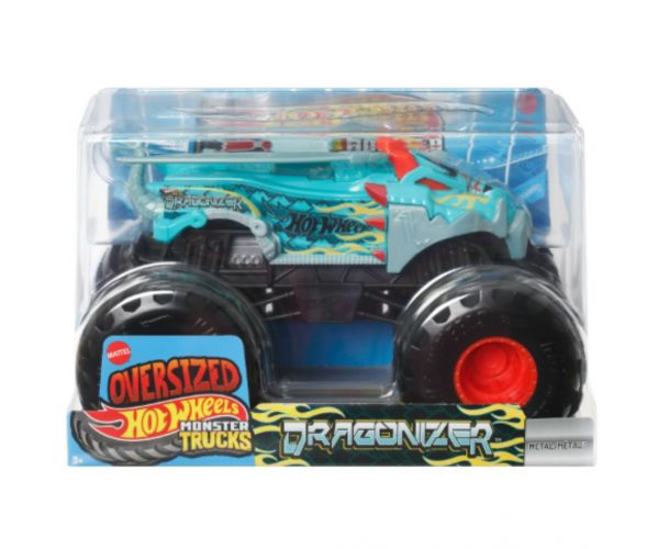 Hot Wheels Monster Trucks Oversized: Dragonizer 1/24 autómodell – Mattel